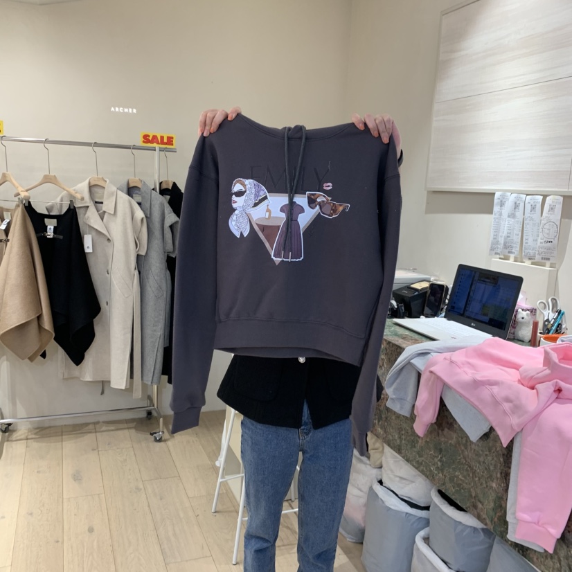 ARCHER韓國直郵㊣東大門實拍女裝新款職業時尚休閑推薦衛衣ARCHER衛衣圖色3