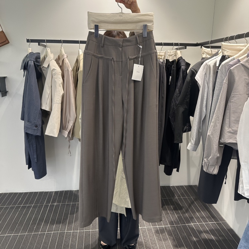 FIND-P韓國直郵㊣女裝新品推薦職業25春夏時尚休閑熱賣休閑褲FIND-P休閑褲圖色1