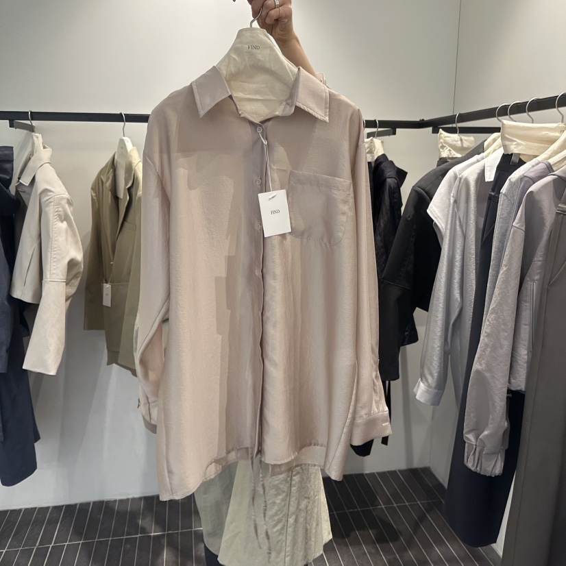 FIND-P直郵韓國代購㊣女裝新款職業熱賣推薦休閑襯衫蕾絲衫FIND-P襯衫/蕾絲衫圖色3