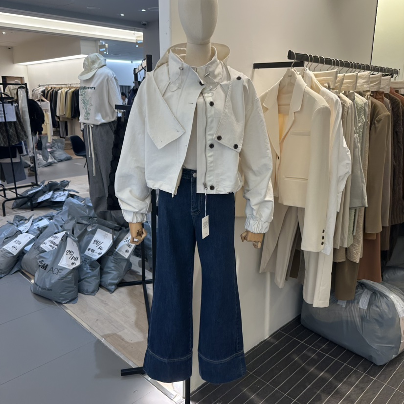 FIND-P韓國直郵㊣東大門實拍女裝新款時尚休閑人氣夾克連帽FIND-P夾克