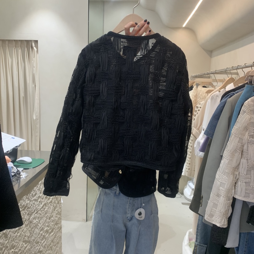 NINESQUARED韓國直郵㊣女裝新品25春夏熱賣休閑時尚職業夾克NINESQUARED夾克