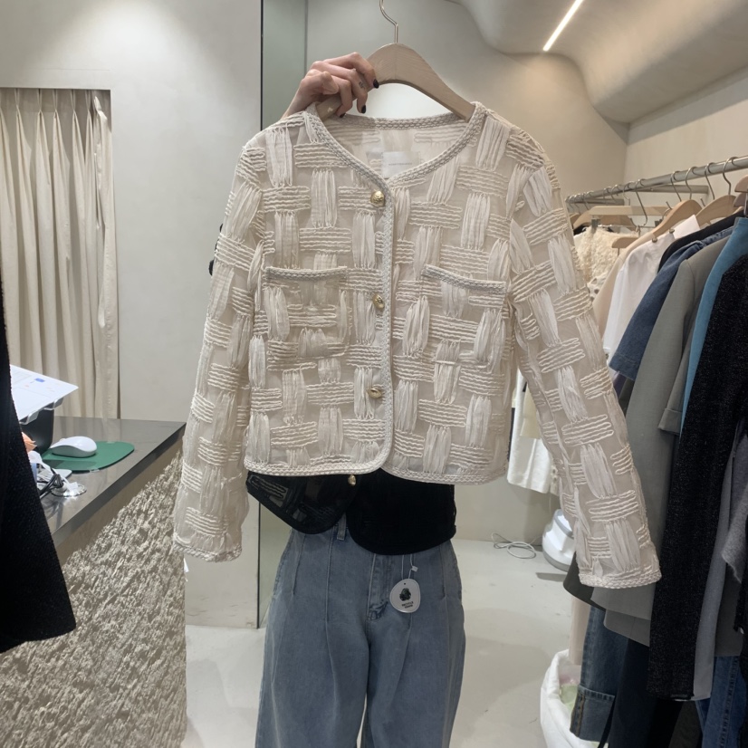 NINESQUARED韓國直郵㊣女裝新品25春夏熱賣休閑時尚職業夾克NINESQUARED夾克圖色2