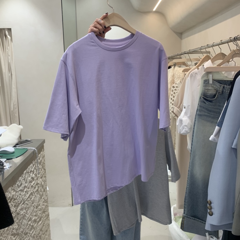 NINESQUARED韓國直郵㊣東大門實拍女裝新品人氣推薦熱賣T恤NINESQUAREDT恤圖色3