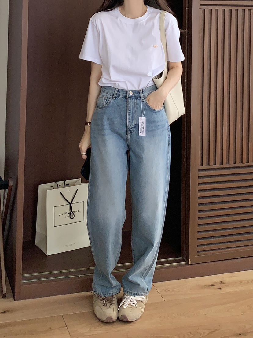 FORMSTUDIO韓國直郵㊣女裝新款推薦休閑25春夏職業時尚牛仔褲FORMSTUDIO牛仔褲