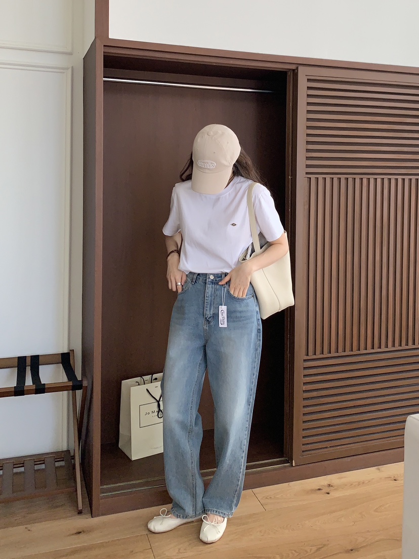 FORMSTUDIO韓國直郵㊣女裝新款推薦休閑25春夏職業時尚牛仔褲FORMSTUDIO牛仔褲