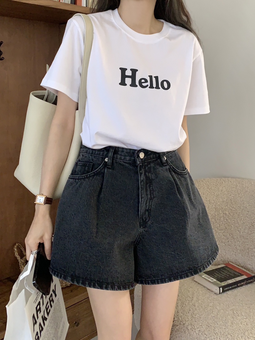 FORMSTUDIO直郵韓國代購㊣女裝新款休閑推薦人氣25春夏短褲喇叭FORMSTUDIO短褲
