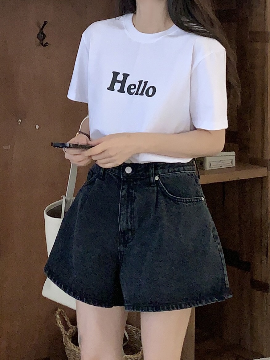 FORMSTUDIO直郵韓國代購㊣女裝新款休閑推薦人氣25春夏短褲喇叭FORMSTUDIO短褲