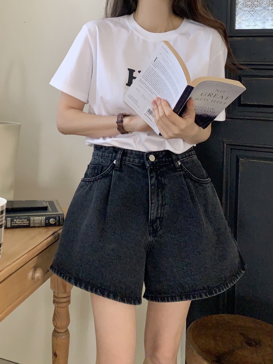FORMSTUDIO直郵韓國代購㊣女裝新款休閑推薦人氣25春夏短褲喇叭FORMSTUDIO短褲
