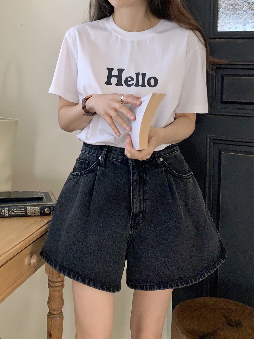 FORMSTUDIO直郵韓國代購㊣女裝新款休閑推薦人氣25春夏短褲喇叭FORMSTUDIO短褲
