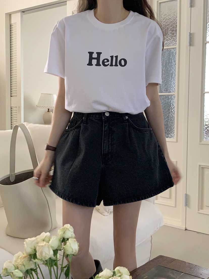 FORMSTUDIO直郵韓國代購㊣女裝新款休閑推薦人氣25春夏短褲喇叭FORMSTUDIO短褲
