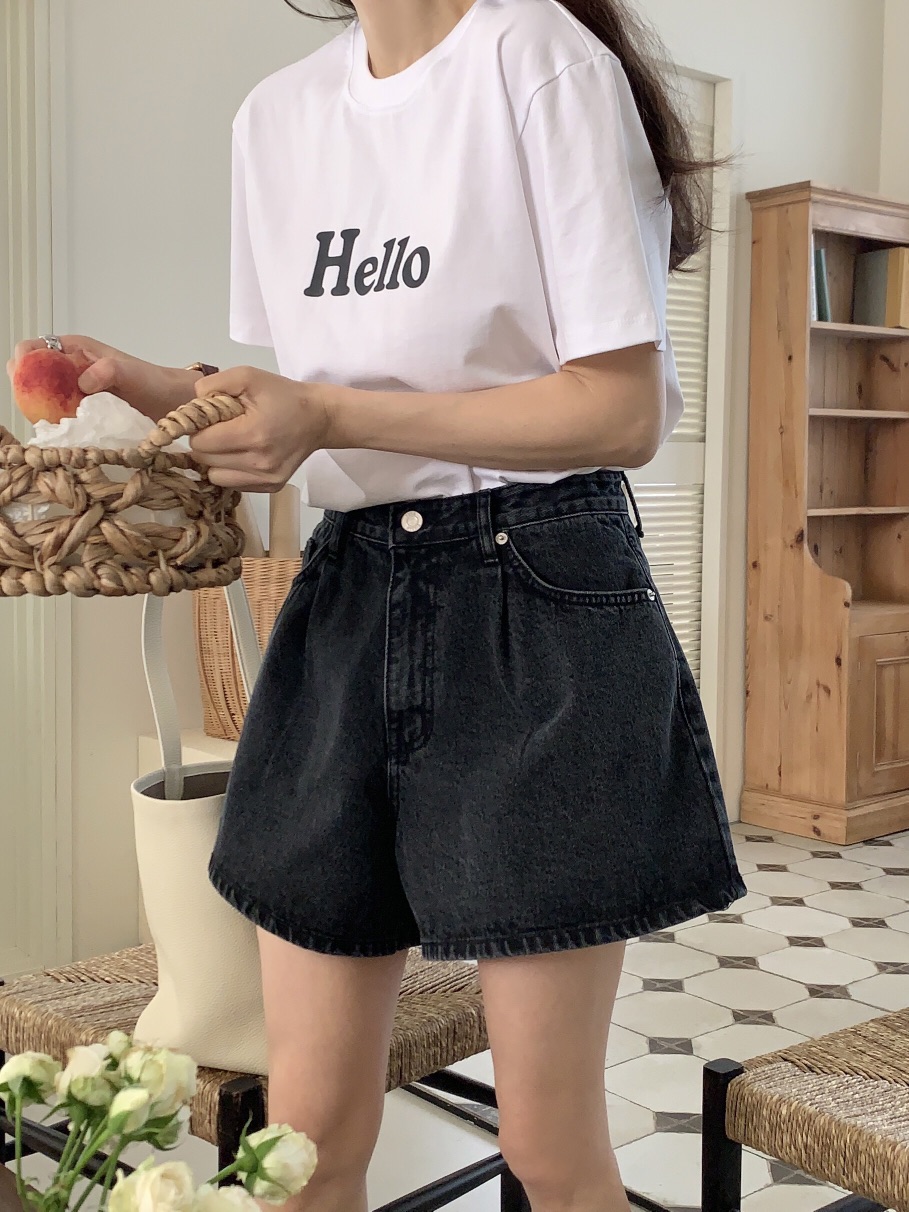 FORMSTUDIO直郵韓國代購㊣女裝新款休閑推薦人氣25春夏短褲喇叭FORMSTUDIO短褲