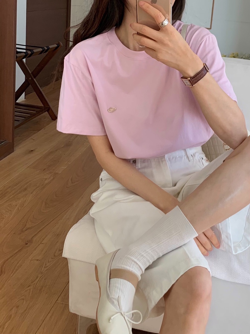 FORMSTUDIO韓國直郵㊣女裝新款人氣時尚休閑職業推薦25春夏T恤FORMSTUDIOT恤