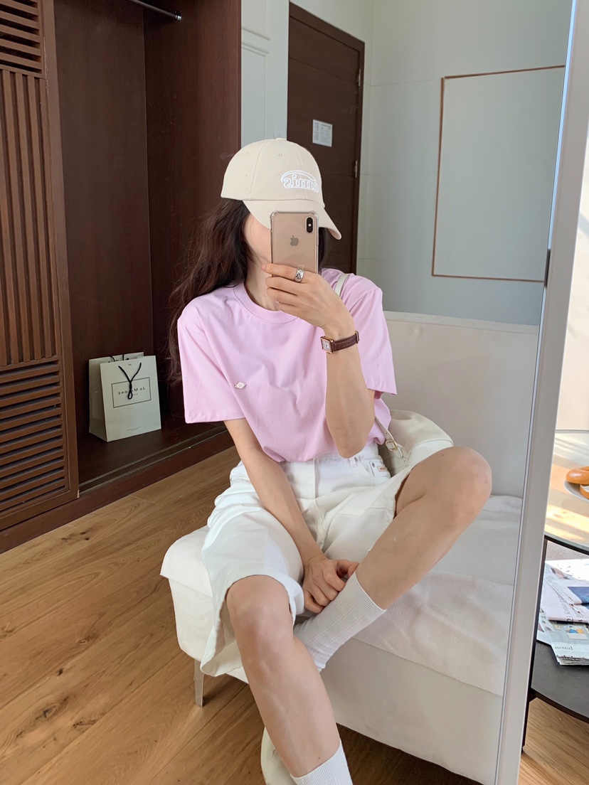 FORMSTUDIO韓國直郵㊣女裝新款人氣時尚休閑職業推薦25春夏T恤FORMSTUDIOT恤