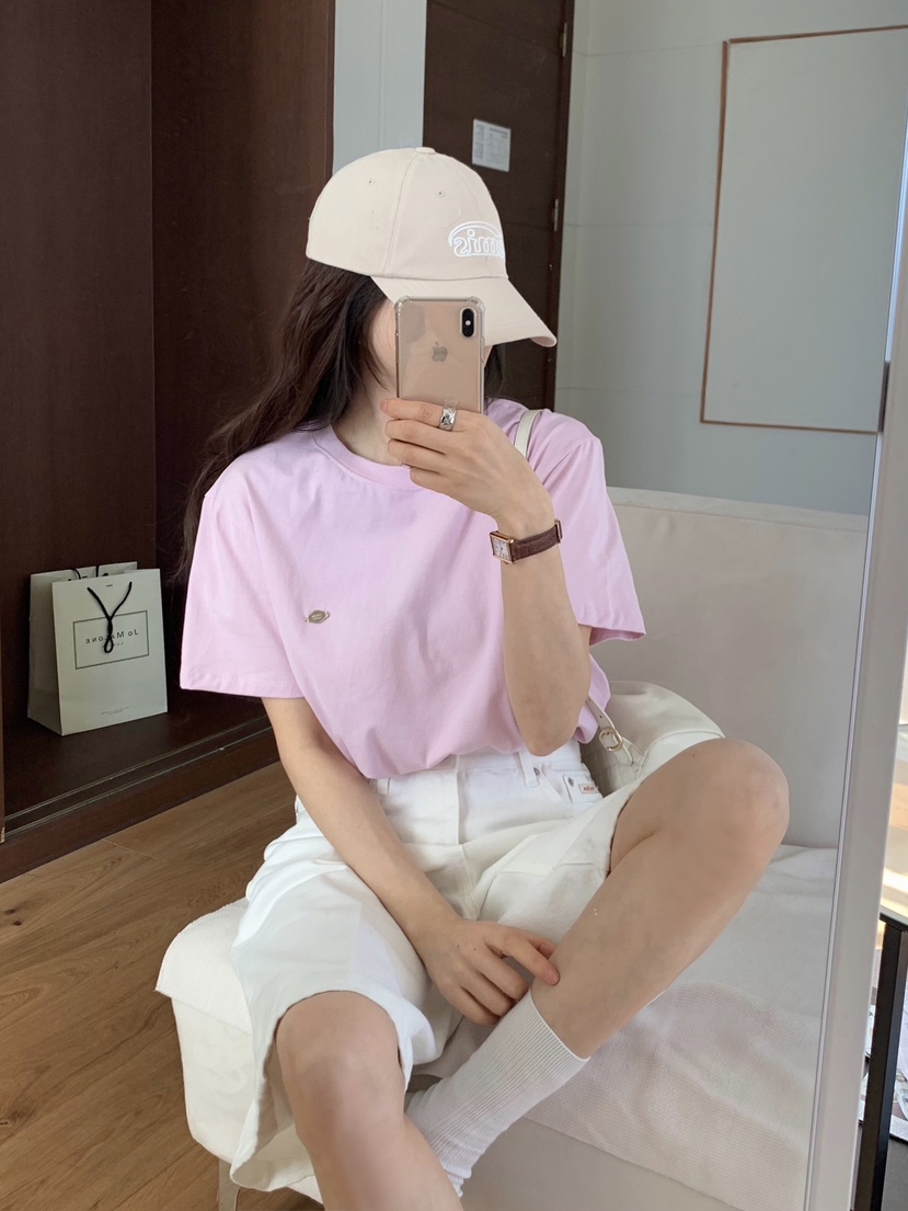 FORMSTUDIO韓國直郵㊣女裝新款人氣時尚休閑職業推薦25春夏T恤FORMSTUDIOT恤圖色2