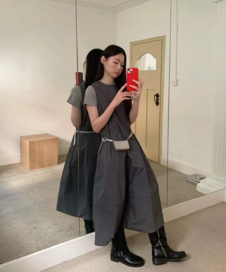 BELLINO293韓國直郵㊣女裝新款休閑人氣熱賣時尚職業連衣裙BOBBIE DOLL連衣裙