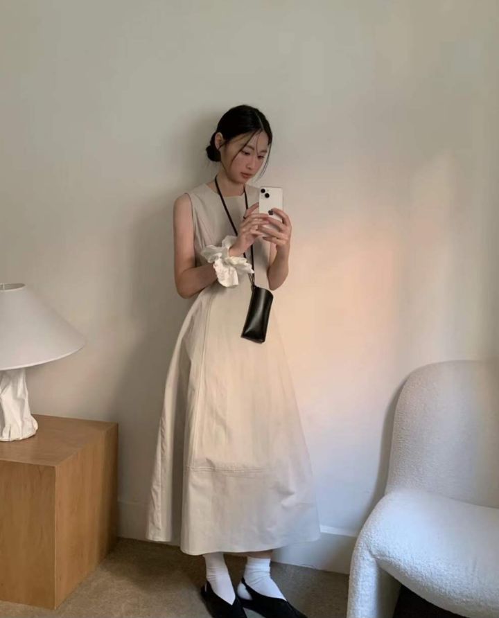 BELLINO293韓國直郵㊣女裝新款休閑人氣熱賣時尚職業連衣裙BOBBIE DOLL連衣裙
