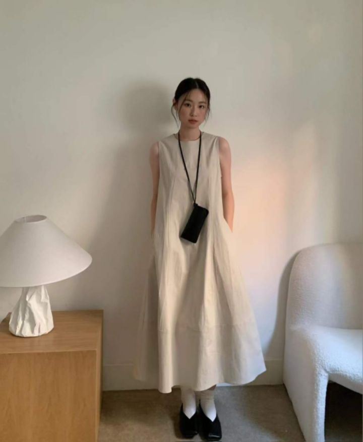 BELLINO293韓國直郵㊣女裝新款休閑人氣熱賣時尚職業連衣裙BOBBIE DOLL連衣裙圖色1