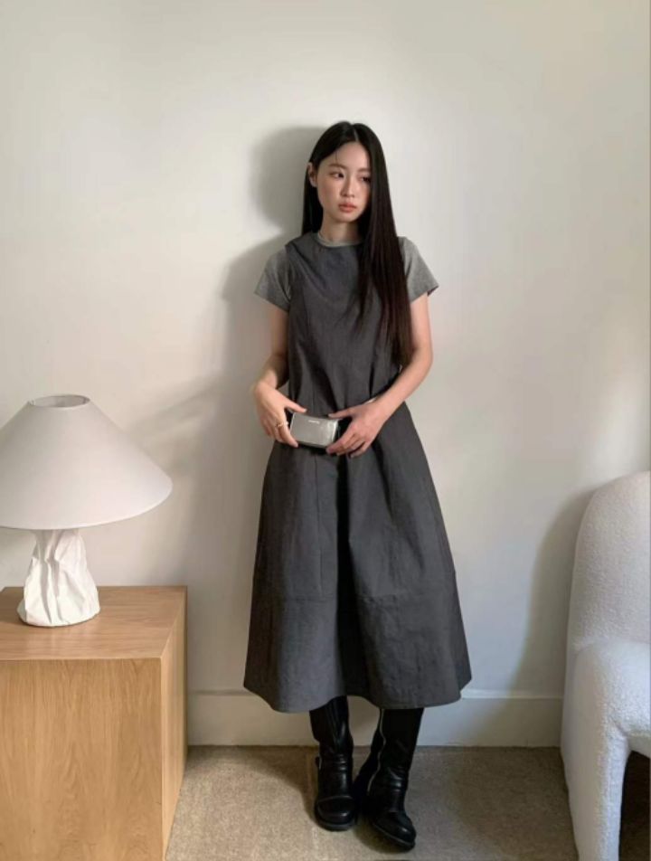 BELLINO293韓國直郵㊣女裝新款休閑人氣熱賣時尚職業連衣裙BOBBIE DOLL連衣裙圖色2