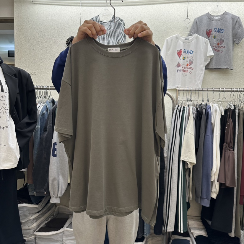MAGOT韓國直郵㊣女裝新款休閑推薦時尚職業人氣熱賣25春夏T恤IIIΛGOT/MAGOTT恤圖色2