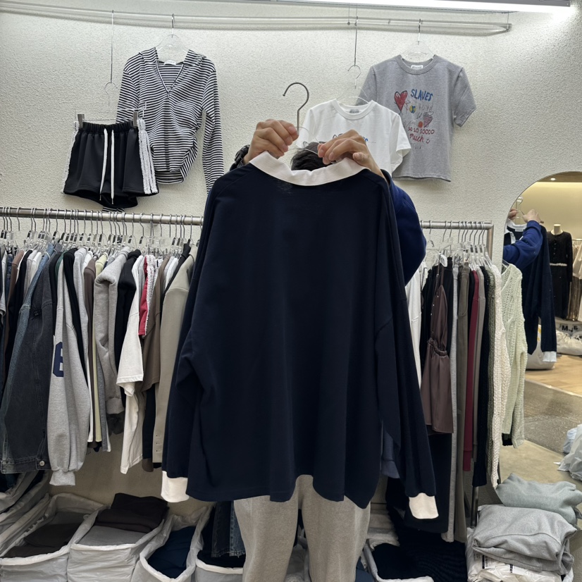 MAGOT韓國直郵㊣東大門實拍女裝新品熱賣職業時尚人氣長袖T恤IIIΛGOT/MAGOT長袖T恤