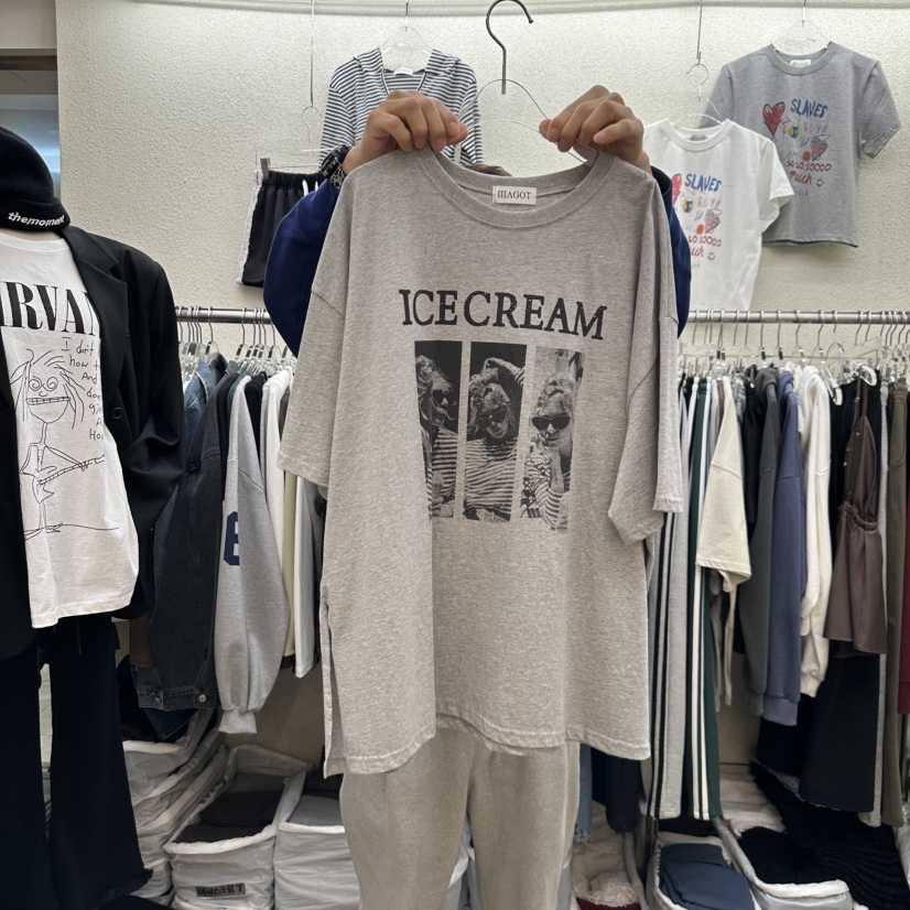 MAGOT韓國直郵㊣東大門實拍女裝新品人氣休閑職業推薦熱賣T恤IIIΛGOT/MAGOTT恤圖色2