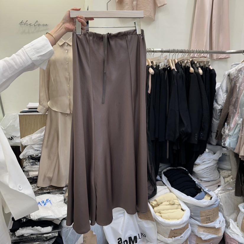 THE LOW韓國㊣直郵東大門代購女裝新品25春夏推薦人氣長裙THE LOW長裙圖色2