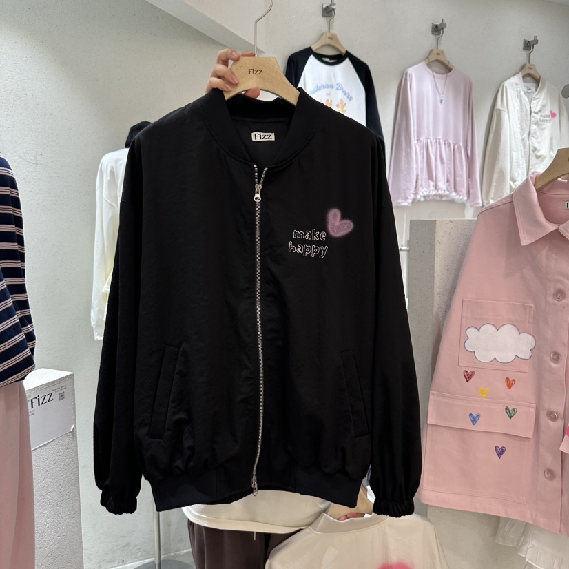 FIZZ韓國直郵㊣東大門實拍女裝新款熱賣推薦25春夏人氣夾克FIZZ夾克圖色2