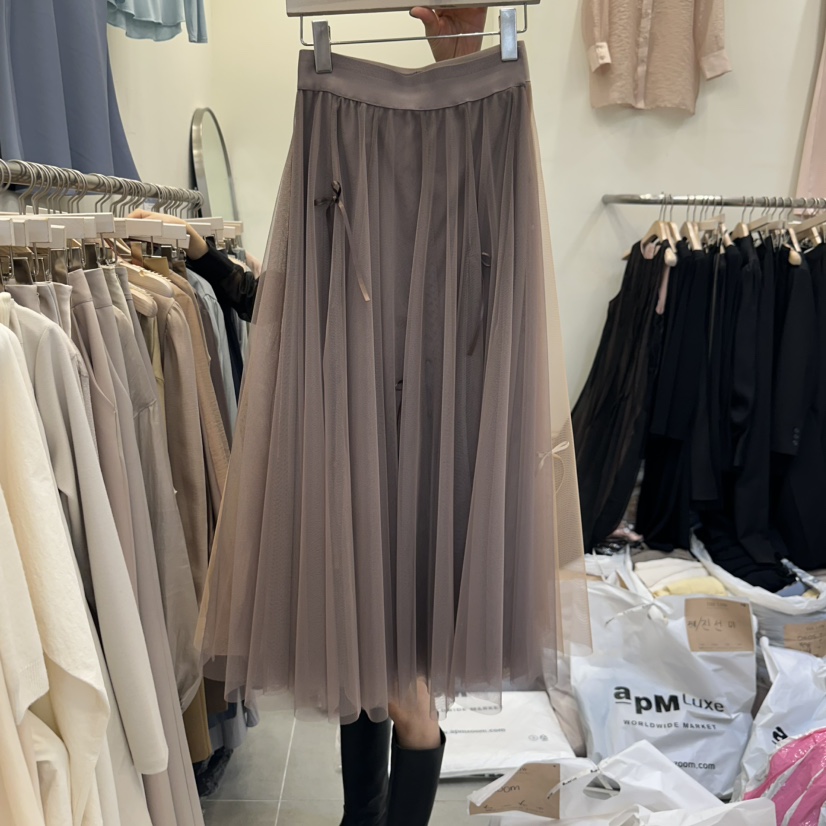THE LOW韓國直郵㊣東大門實拍女裝新品25春夏時尚人氣長裙THE LOW長裙圖色2