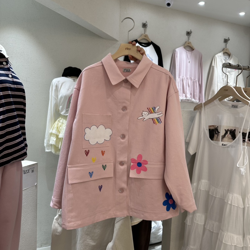 FIZZ韓國直郵㊣東大門實拍女裝新品推薦25春夏休閑職業夾克FIZZ夾克圖色2