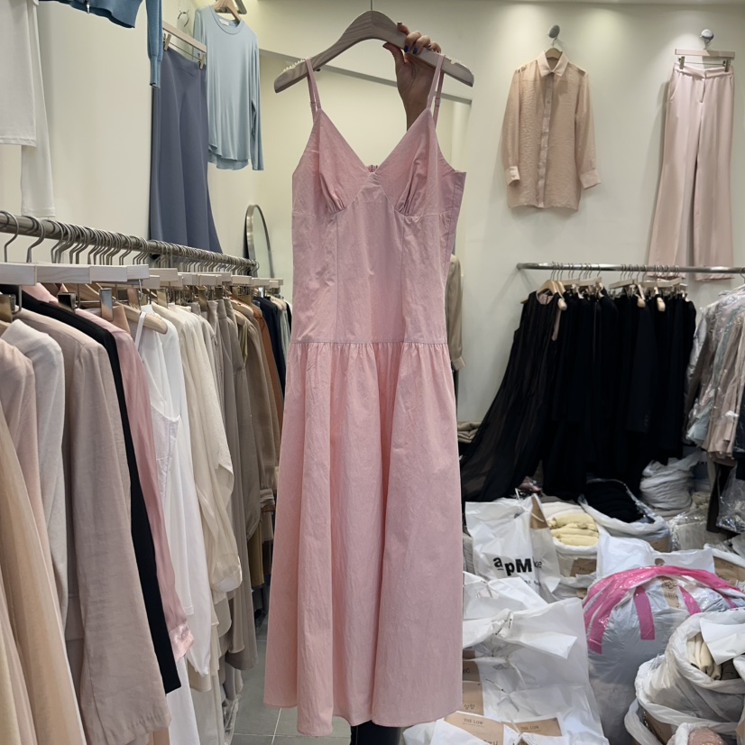THE LOW韓國㊣直郵東大門代購女裝新品職業25春夏熱賣連衣裙THE LOW連衣裙圖色2