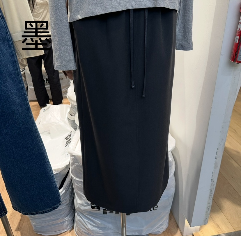 STORIES直郵韓國代購㊣女裝新品推薦熱賣25春夏職業時尚長裙STORIES長裙圖色3