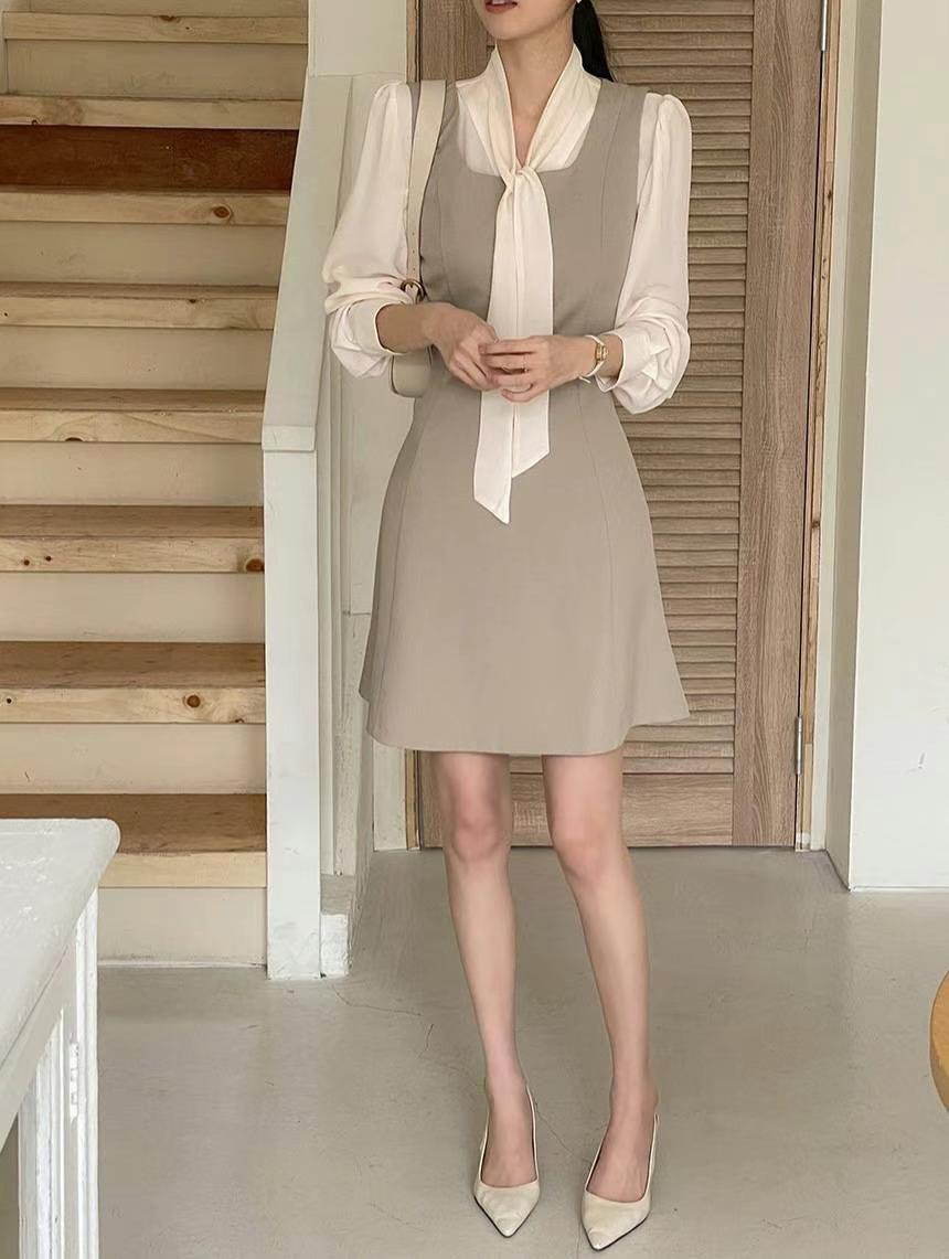 ANDBYL韓國直郵㊣女裝新品休閑25春夏時尚熱賣連衣裙不含內搭ANDBYL連衣裙