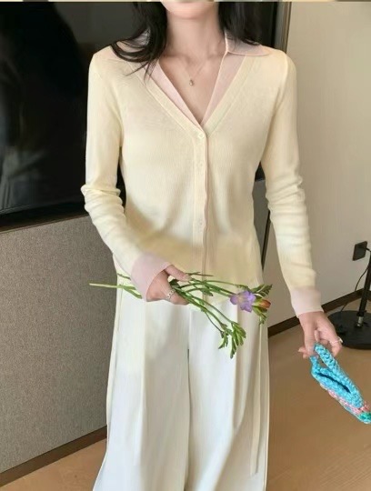 ANDBYL直郵韓國代購㊣女裝新款人氣休閑推薦職業熱賣針織衫ANDBYL針織衫圖色3