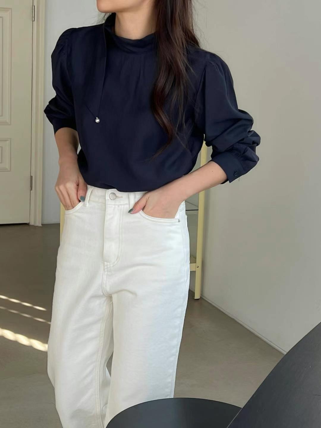ANDBYL直郵韓國代購㊣女裝新款25春夏熱賣推薦人氣襯衫蕾絲衫ANDBYL襯衫/蕾絲衫