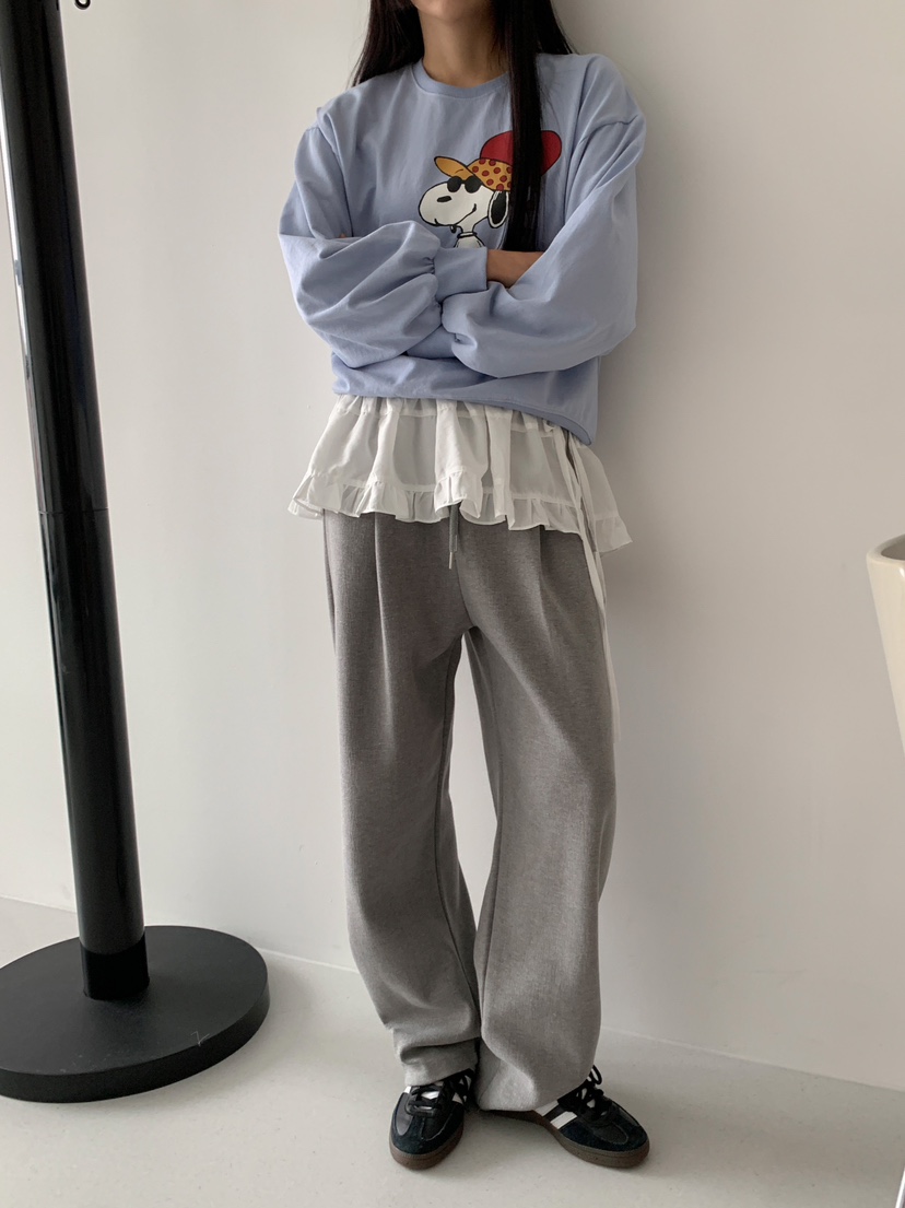 MILLIMETER韓國直郵㊣東大門實拍女裝新品25春夏衛衣史努比MILLIMETER衛衣