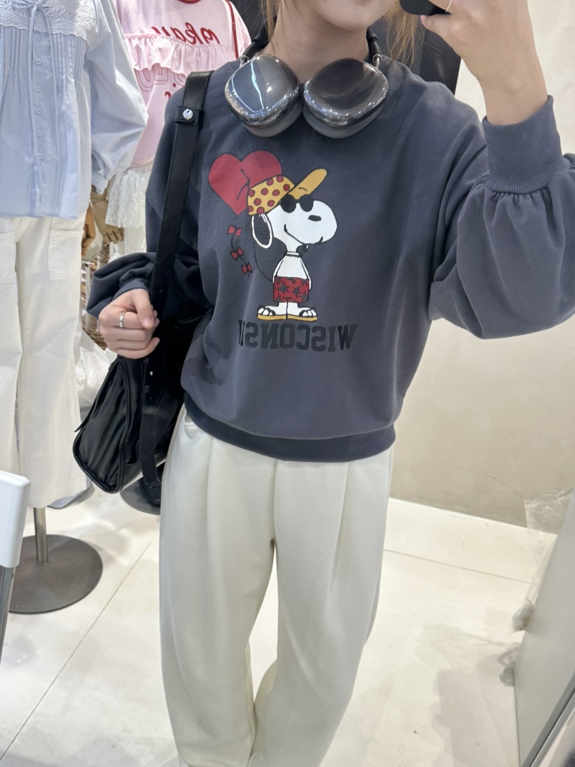 MILLIMETER韓國直郵㊣東大門實拍女裝新品25春夏衛衣史努比MILLIMETER衛衣