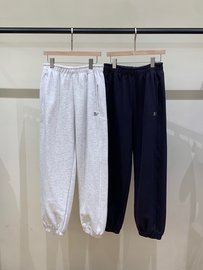 GILLI韓國直郵㊣東大門實拍女裝新品25春夏推薦時尚休閑褲刺繡GILLI休閑褲