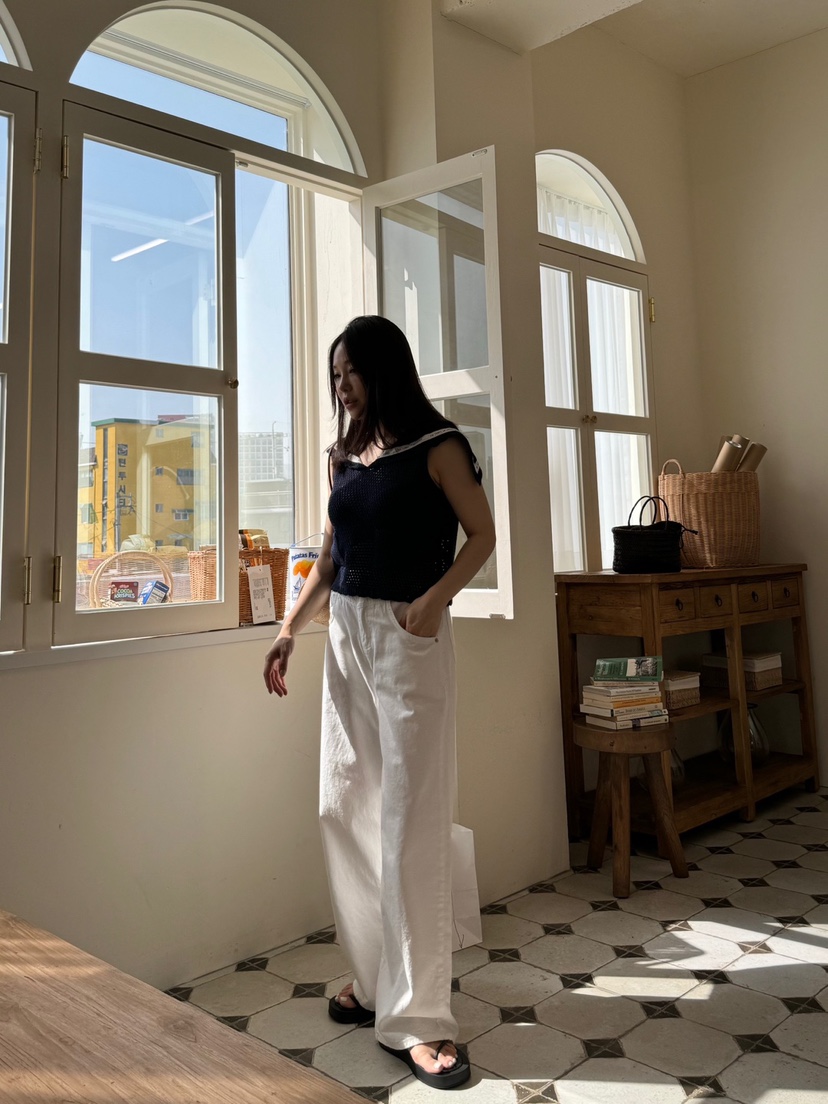 RIAH直郵韓國代購㊣女裝新款熱賣25春夏推薦牛仔褲打折寬松RIAH牛仔褲