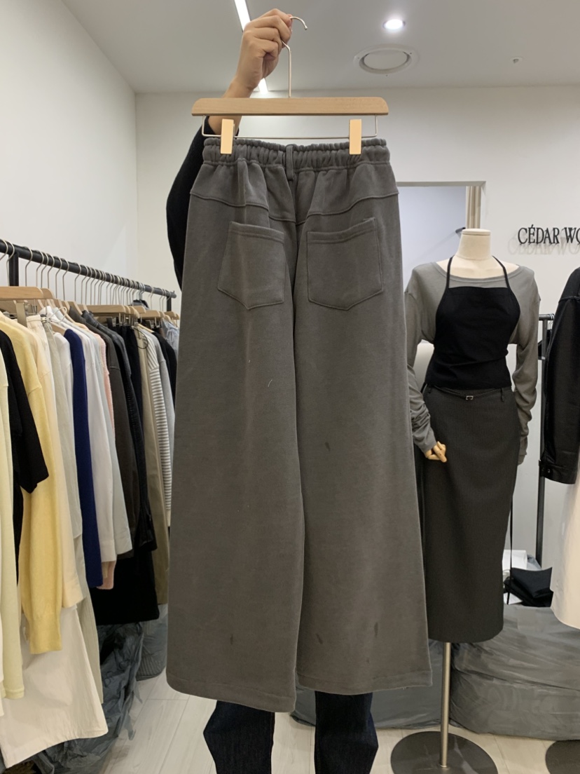 CEDARWOOD直郵韓國代購㊣女裝新品職業人氣熱賣25春夏休閑褲加絨CEDARWOOD休閑褲