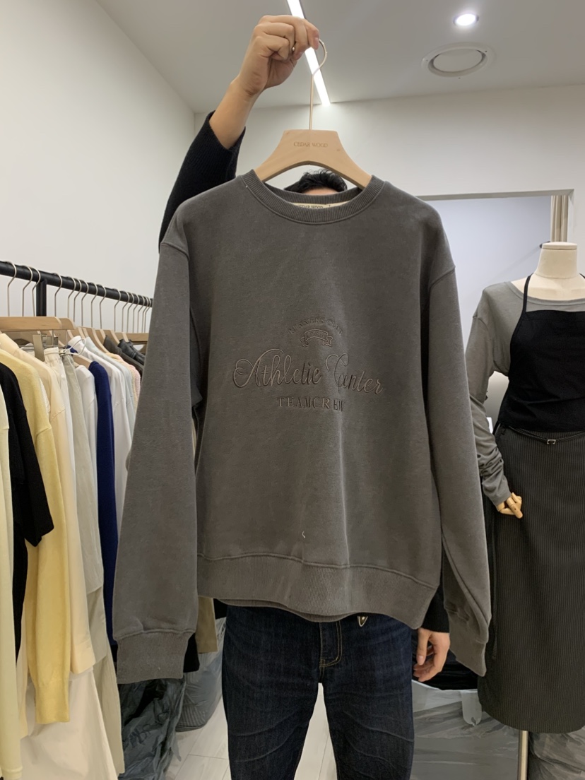 CEDARWOOD韓國直郵㊣東大門實拍女裝新品職業人氣休閑衛衣加絨CEDARWOOD衛衣圖色3