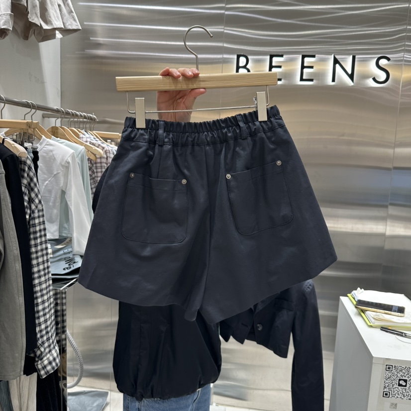 BEENS直郵韓國代購㊣女裝新款熱賣推薦時尚休閑25春夏職業短褲BEENS短褲