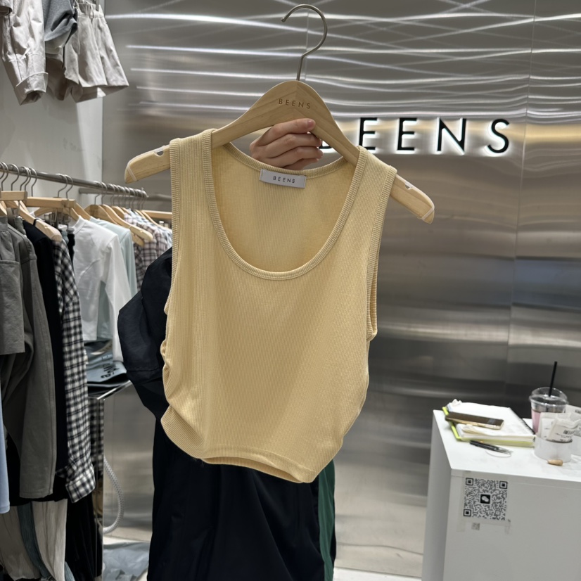 BEENS韓國代購女士新款人氣25春夏職業休閑熱賣時尚吊帶背心BEENS吊帶/背心圖色3