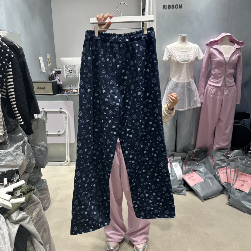 RIBBON東大門代購女士新款休閑真品熱賣人氣推薦時尚休閑褲RIBBON休閑褲