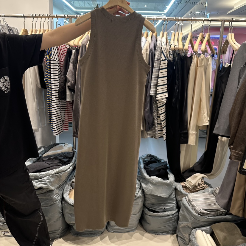 HONG.U韓國代購女裝新款時尚休閑職業推薦人氣真品25春夏連衣裙HONG.U連衣裙
