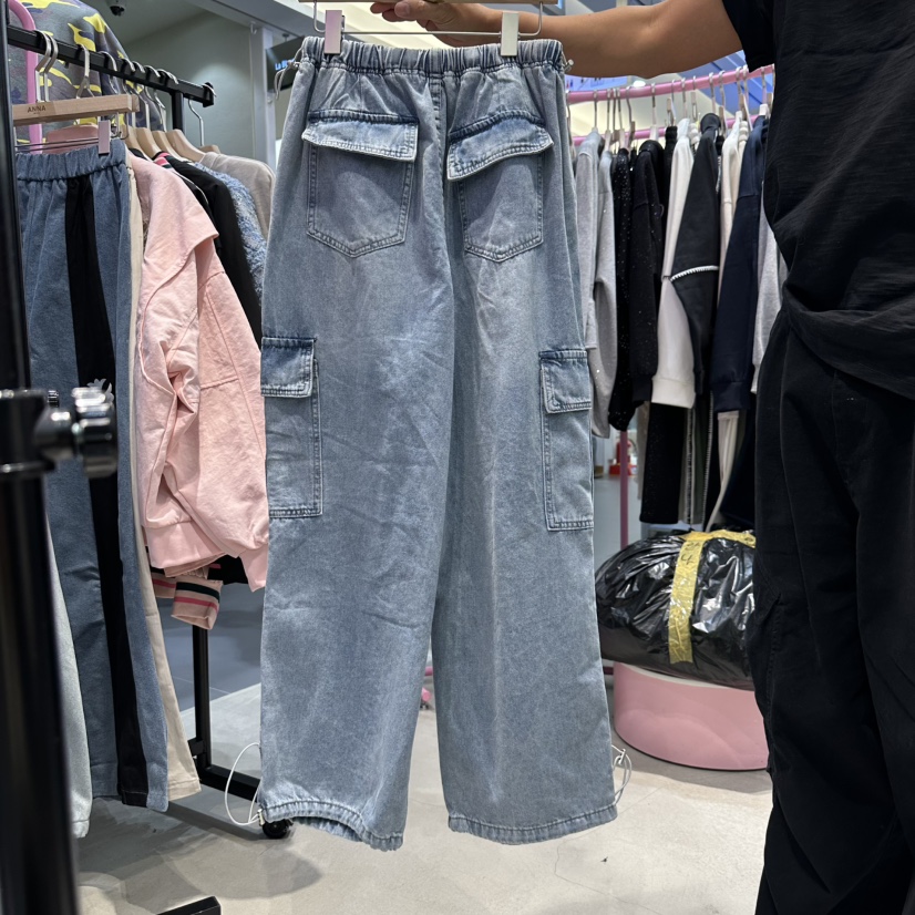 ANNA韓國代購女裝新品熱賣人氣25春夏真品時尚推薦職業牛仔褲ANNA牛仔褲
