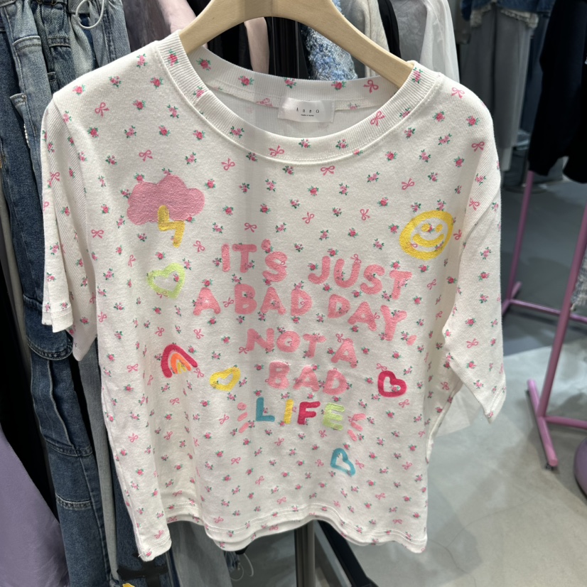ANNA韓國代購女裝新款時尚休閑人氣真品推薦熱賣25春夏職業T恤ANNAT恤圖色4