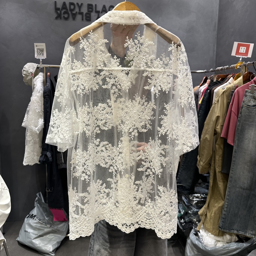 LADYBLACK韓國㊣直郵東大門代購女裝新品推薦襯衫蕾絲衫蕾絲LADYBLACK襯衫/蕾絲衫