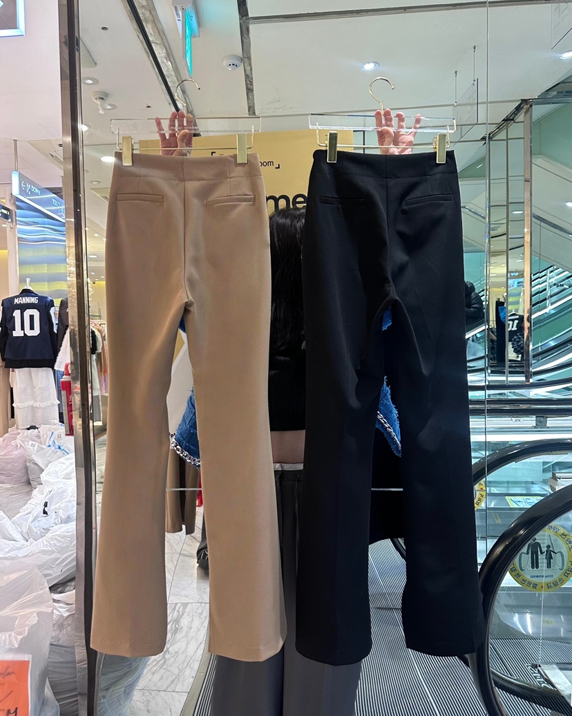 WORK SHOP韓國直郵㊣東大門實拍女裝新品職業休閑熱賣休閑褲Work_shop休閑褲