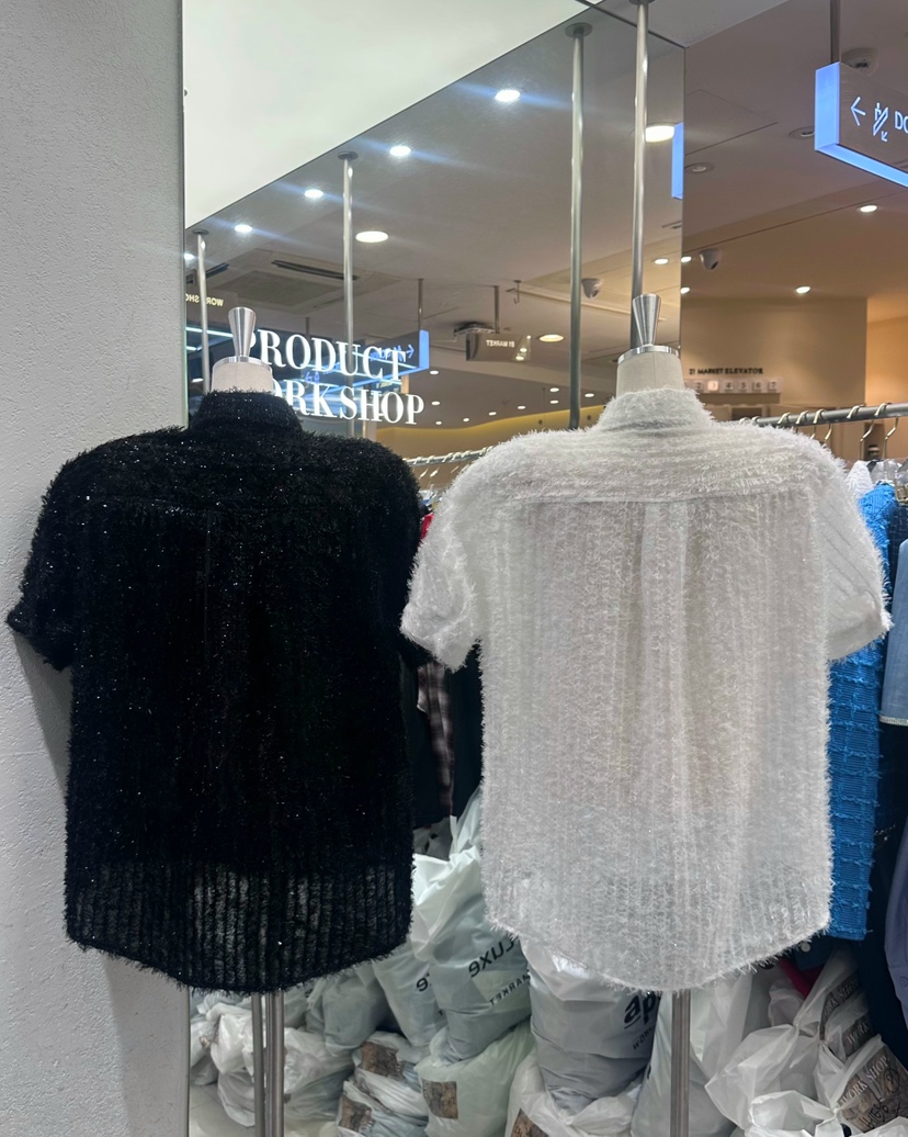 WORK SHOP直郵韓國代購㊣女裝新品25春夏熱賣人氣襯衫蕾絲衫Work_shop襯衫/蕾絲衫