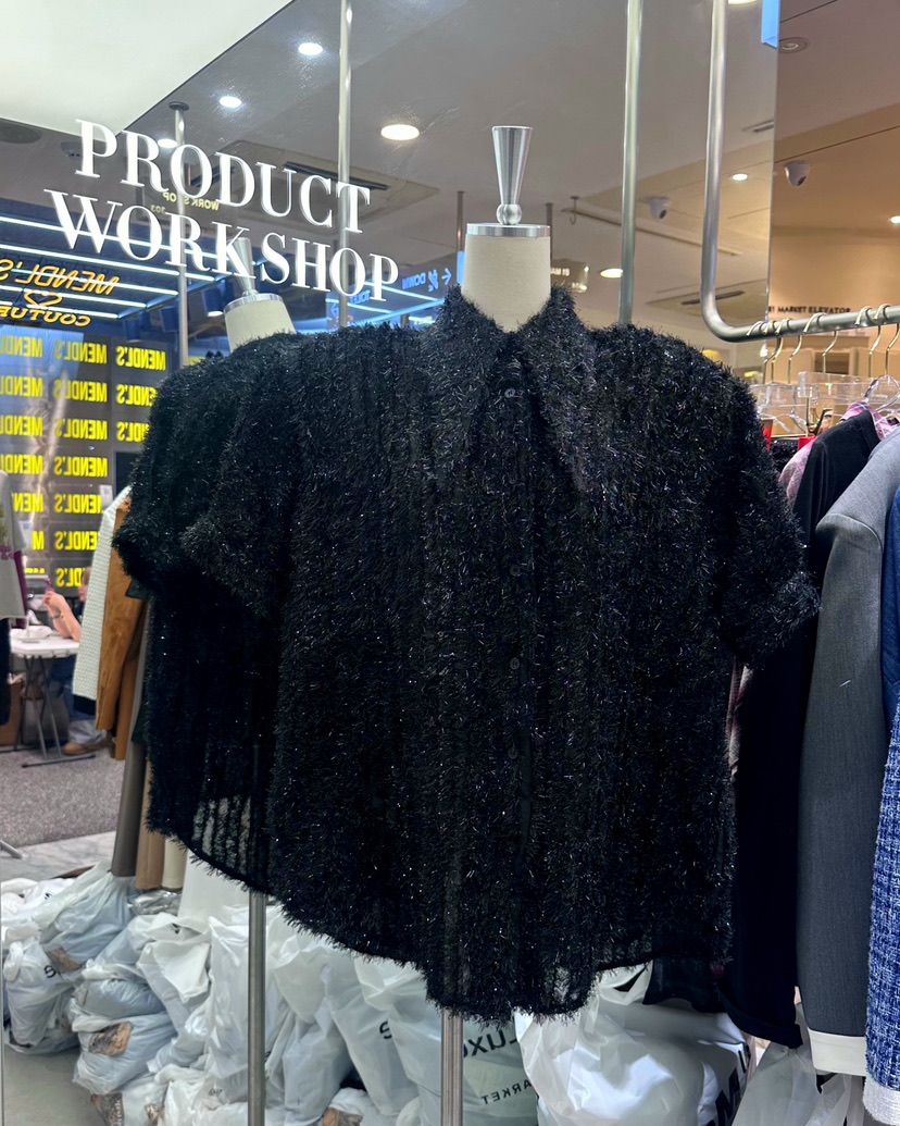 WORK SHOP直郵韓國代購㊣女裝新品25春夏熱賣人氣襯衫蕾絲衫Work_shop襯衫/蕾絲衫圖色2